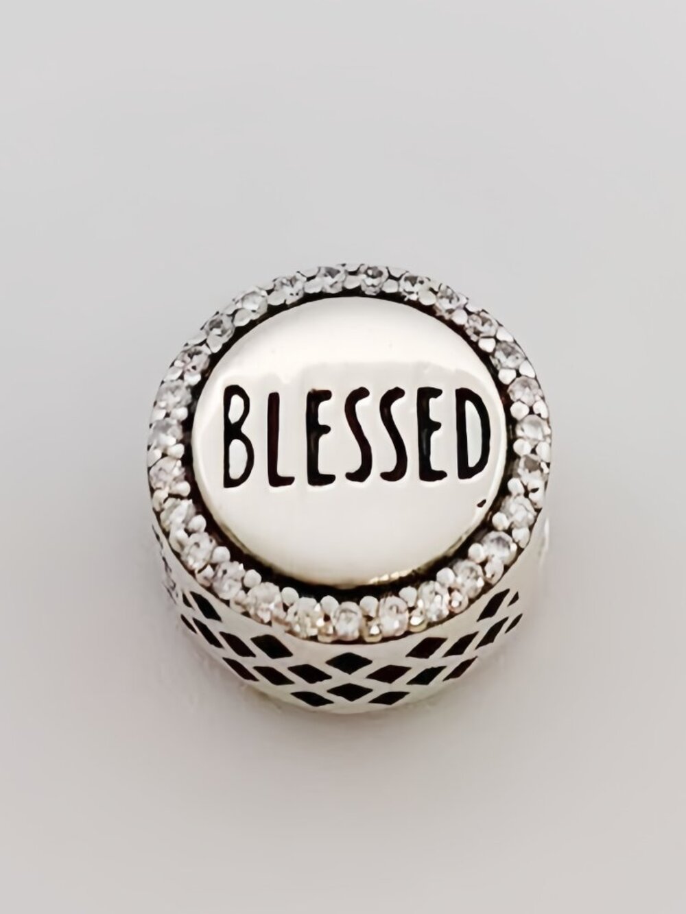 Pandora BLESSED Charm Silver Bead Bracelet Jewelry S925 Sterling Silver Jewelry